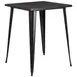 Flash Furniture CH-51040-40-BQ-GG 33.25x33.25 Bar Height Table, Black/Antique Gold 1 image