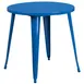 Flash Furniture CH-51090-29-BL-GG 30" Round Dining Height Metal Table, Blue Powder Coat Finish 1 image