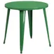 Flash Furniture CH-51090-29-GN-GG 30" Round Dining Height Table, Metal, Green Powder Coat Finish 1 image