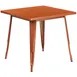 Flash Furniture ET-CT002-1-POC-GG 31x31 Square Copper MDF Dining Table 1 image
