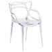 Flash Furniture FH-173-APC-GG Stacking Side Chair, Cutout Back with Arms, Frame, Glides, Stacks 8 – Outdoor 1 image