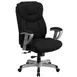 Flash Furniture GO-1534-BK-FAB-GG Chair Black Fabric 46‑50" Height 400 lb Headrest Seat Tilt‑Lock Casters 1 image
