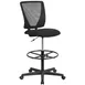 Flash Furniture GO-2100-GG Drafting Stool, 43"-49¼" Height, 250 lbs, Black Seat, Lumbar, No Arms, Casters 1 image