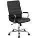 Flash Furniture GO-2286H-BK-GG Chair, Black, 39-1/4"-43" Height, 250 lb, LeatherSoft, Chrome Base, Tilt Lock 1 image