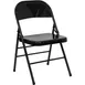 Flash Furniture HF3-MC-309AS-BK-GG Hercules Series Folding Chair, 300 lbs, Black Steel Frame, Indoor/Outdoor 1 image