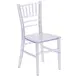 Flash Furniture LE-L-7K-CL-GG Kid's Chiavari Chair, 330 lb. Weight Capacity, One-Piece Polypropylene, Transparent, Stackable 1 image