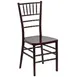 Flash Furniture LE-MAHOGANY-GG Hercules Premium Stacking Chiavari Chair, 1000 lb, Mahogany, Plastic Back & Seat 1 image