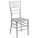 Flash Furniture LE-SILVER-GG Hercules Premium Stacking Chiavari Chair, 1000 lb, Silver, Polycarbonate 1 image