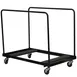 Flash Furniture NG-DY60-GG Dolly 28"W x 48"D x 47"H 8-10 60" tables, 1/8" steel frame, black 4" swivel casters 1 image