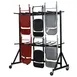 Flash Furniture NG-FC-DOLLY-GG Chair Truck, 35"W x 66"D x 75"H, 84 Chairs, 17-Gauge, 3" Swivel Casters, Black 1 image