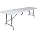Flash Furniture RB-3096FH-ADJ-GG 8' Folding Table, Granite White, 30x96, Adjustable Height, 661 lbs, Commercial Ready 1 image