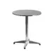 Flash Furniture TLH-052-1-GG 23.5 Round Outdoor Table, Smooth Stainless Steel Top, Aluminum Base 1 image
