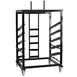 Flash Furniture XA-36-COTA-DY-GG Cocktail Table Dolly 40W x 34D x79.5H Fit 10 36" Tbls 5Sh Gry4 5"Casters2Lock 1 image