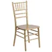 Flash Furniture XS-GOLD-GG Hercules Chiavari Chair, 1100 lb, Ladder Back, Acacia Wood, Gold 1 image