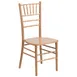 Flash Furniture XS-NATURAL-GG Hercules Chiavari Chair, Ladder Back, Acacia Wood, 1100 lb. 1 image