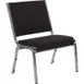 Flash Furniture XU-DG-60442-660-1-BK-GG Hercules Series Bariatric Stacking Chair, 1500 lb. weight capacity, antimicrobial fabric upholstery, black 1 image