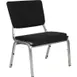 Flash Furniture XU-DG-60442-660-2-BK-GG Hercules Series Bariatric Stacking Chair, 1500 lb. capacity, antimicrobial fabric, silver vein finish 1 image