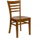Flash Furniture XU-DGW0005LAD-CHY-GG Hercules Series Restaurant Chair, Wood Ladder Back, Cherry Finish Beechwood 1 image