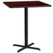 Flash Furniture XU-MAHTB-3636-T3030B-GG 36" Square Bar Height Table, Mahogany Laminate, Black PVC Edge, 43-1/8"H 1 image