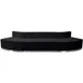 Flash Furniture ZB-803-780-SET-BK-GG Hercules Alon Series Reception Configuration, Modular, 125.5W x 25.25-33.5D x 27H, LeatherSoft Upholstery, Black 1 image