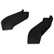 Flash Furniture ZB-803-870-SET-BK-GG Hercules Alon Reception Configuration, 125.5W, LeatherSoft Upholstery, Black 1 image