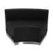Flash Furniture ZB-803-INSEAT-BK-GG Hercules Alon Concave Chair, Modular, LeatherSoft Upholstery, Black 1 image