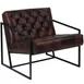 Flash Furniture ZB-8522-BJ-GG Hercules Madison Series Lounge Chair, LeatherSoft Upholstery, Tufted, Black Powder Coated 1 image