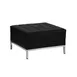 Flash Furniture ZB-IMAG-OTTOMAN-GG Hercules Imagination Series Ottoman, 28x28x17, LeatherSoft, Tufted, Black 1 image