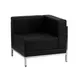 Flash Furniture ZB-IMAG-RIGHT-CORNER-GG Hercules Imagination Series Right Corner Chair, LeatherSoft Upholstery, Stainless Steel Accents 1 image