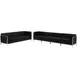 Flash Furniture ZB-IMAG-SET17-GG Hercules Imagination Series Modular Sofa Set, LeatherSoft Upholstery, 79"W Sofa, Black 1 image