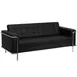 Flash Furniture ZB-LESLEY-8090-SOFA-BK-GG Hercules Lesley Series 81" Sofa, LeatherSoft Upholstery, Black 1 image