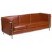 Flash Furniture ZB-REGAL-810-3-SOFA-COG-GG Hercules Regal Series Sofa, 79W x 28.5D x 27.5H, LeatherSoft Upholstery, Cognac 1 image