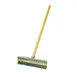 American Metalcraft 1597 Oven Brush 40" Wood Handle 10" Wide Brass Bristles Steel Scraper Hand Wash 1 image