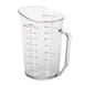 Cambro 200MCCW135 Measuring Cup – 2 Qt (64 Oz) Polycarbonate, Dishwasher Safe, NSF 1 image