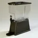 Carlisle 1085003 Trimline 3‑Gallon Dispenser, 21½" H x 8" W, Black Bowl, No‑Drip Faucet, NSF 1 image