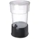 Carlisle 222903 Beverage Server, 5‑Gallon, 21½" H x 12⅜" Dia., Black Poly, No‑Drip Faucet, USA Made 1 image