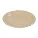 Carlisle 4350125 Dallas Ware 9" Tan Reusable Melamine Dinner Plate, Reinforced Rim, Stackable 1 image