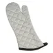 Carlisle 801SG17 San Jamar 17" Silicone Oven/Freezer Mitt, Silver, 0°F‑400°F, 15‑Sec - 1 Pair 1 image