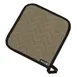 Carlisle 802TF San Jamar BestGuard Pot Holder, 8" x 8", Tan, Terry, 500°F Protection - Dozen 1 image