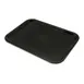 Carlisle CT121603 Café Tray, 16 5/16" × 12" × 11/16", Black Polypropylene, NSF, Skid, Lugs 1 image