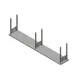 John Boos OSH16FK-2484-CM Heavy Duty Stainless Steel Single Ceiling Mount Overshelf - 84"W x 24"D 1 image