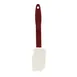 TableCraft 1862 - 10¼" High Heat Spatula, Notched Silicone Blade, Red Handle, 500°F (260°C) - 1/Each 1 image