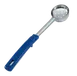 Vollrath 62155 Spoodle Spoon 2 Oz Perforated Stainless Steel 12-1/2" Length Blue Grip ’N Serv Handle 1 image
