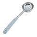 Vollrath 62170 Spoodle 4 Oz Perforated Stainless Steel Spoon with Gray ’N Serv Handle, 13-1/2" Length 1 image