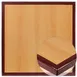 Flash Furniture TP-2TONE-3636-GG Square Table Top, 36"W x 36"D, 2" Thick Drop-Lip, High Gloss Resin Cherry Finish 1 image