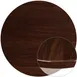 Flash Furniture TP-WAL-48RD-GG Round Table Top, 48" Dia., 2" Thick Drop-Lip, High Gloss Resin, Walnut Finish 1 image