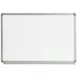 Flash Furniture YU-60X90-WHITE-GG Magnetic Board, 36" x 24", White, Alum. Frame, Marker Tray & Hooks 1 image