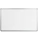 Flash Furniture YU-90X150-WHITE-GG Magnetic Dry Erase Board 60" x 36" White Alum Frame Hooks Asm Req 1 image
