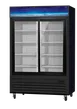 Blue Air BGM47SLB-HC 54" Two-Section Merchandiser Refrigerator, 41 cu ft, Black, R290, LED Lighting 1 image