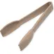 Carlisle 460606 Carly Salad Tongs, 6" Plastic, Beige, Dishwasher Safe, 212°F Temp, Made in USA 1 image